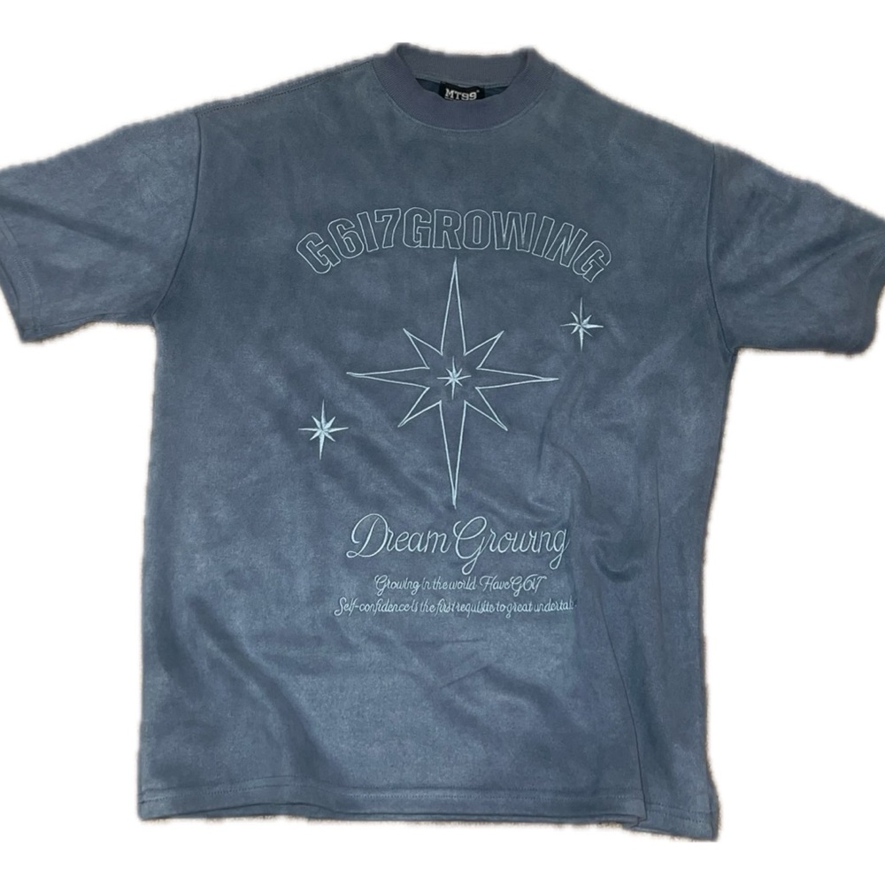 Vintage Gray Y2K Graphic Tee